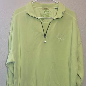 Tommy Bahama Relax Mens Medium 1/4 Zip Pullover C7